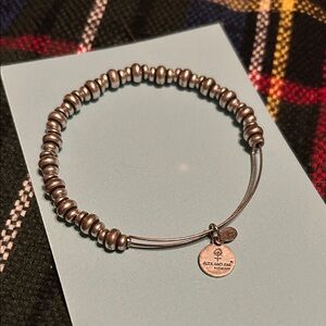 Alex and Ani Metallic Beaded Bracelet with Charm